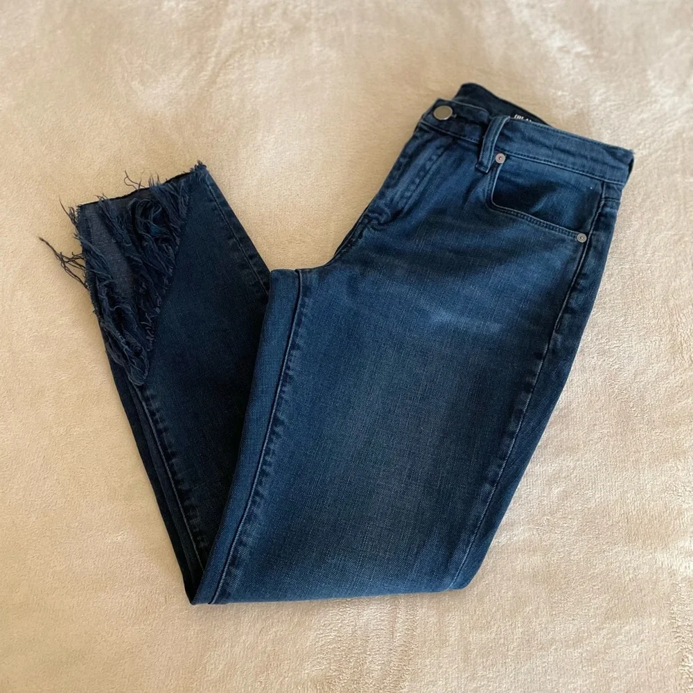 Blank NYC “The Bond” Fringe Leg Skinny Jeans - Size 28 - Picture 1 of 15